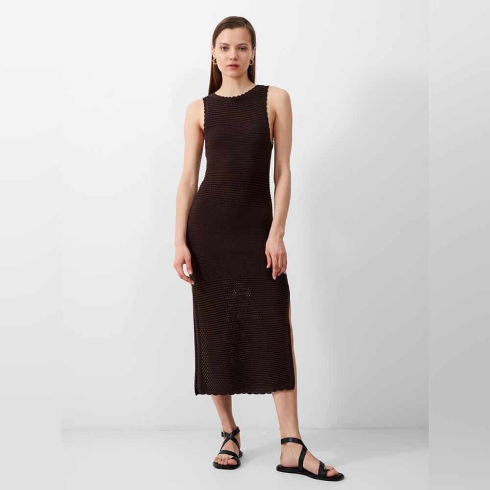 French Connection Momo Nellis Knit Maxi Dress Size XL NWT